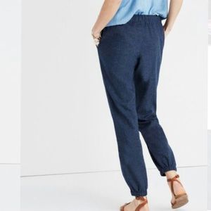 Madewell Chambray Joggers